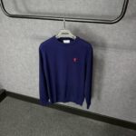 Ami Sweater Blue Zachte Stof