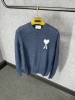 Ami Blue Sweater Wol