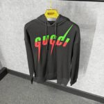 Gucci Black Red Green Logo Hoody