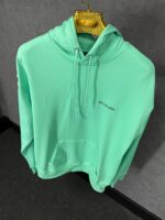 Balenciaga Mint Blue Hoody Black Text - Afbeelding 2